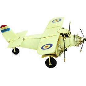 Resim Kenpazar Dekoratif Metal Uçak Biblo Dekoratif Ev Ofis Hediyelik 