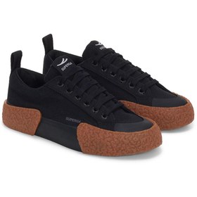 Resim Superga 2660 Stripe Big Bumpers Unisex Siyah Bileksiz Sneaker 