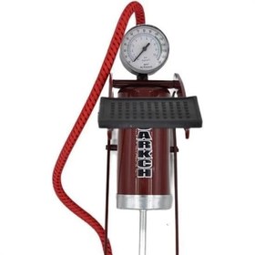 Resim BUFFER® Basınç Göstergeli Ayak Pompası Araba Bisiklet Motor Lastik Pompası 