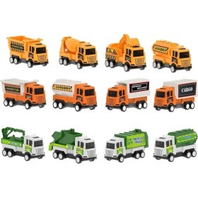 Resim Nessi World 07 628 Pilsan Çek Bırak Mini Kamyonlar İş Serisi (Adet) 