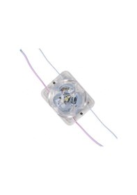 Resim Powermaster Pm-14711 12 Volt 2 Watt Soğuk Beyaz Yanıp Sönen Çakar 4333-3030 Modül Led 43x33x28mm 