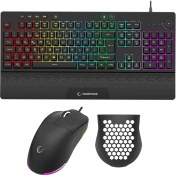 Resim Rampage Eclıpse Siyah USB Rgb Aydınlatmalı Q Gaming 4 Tuş Makrolu Oyuncu Klavye Mouse Set 