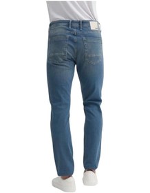 Resim Erkek Kot Pantolon 0704 Parker Normal Bel Dar Paça Slim Fit Yeşil 