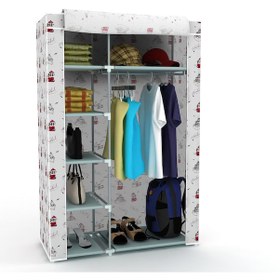 Resim Dzgn Home Tek Yandan Raflı Plastik Bez Dolap Gardrop-istanbul İstanbul 