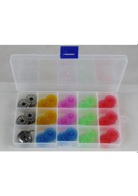 Resim Ev Tipi Aile Dikiş Makinesi Masura Mekik ve Saklama Kutusu 