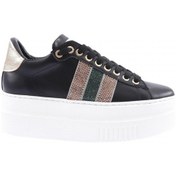 Resim Dgn Es865-23y Kadin Kalin Silver Taşli Sneakers Ayakkabi ES865-2007-R1534 Siyah 