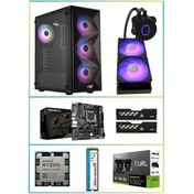 Resim ES Sundmood R7-7800X3D 16 GB 32 GB 1 TB M2 SSD Free Dos Masaüstü Oyuncu Bilgisayarı 