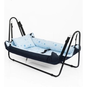 Resim Loove Bebe Lacivert Jüpiter Bebek Hamak 0-24 Ay Arası Güvenli ve Rahat Kullanım İçin Tasarlandı 