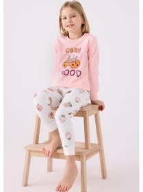 Resim Rolypoly Kız Çocuk Uzun Kol Pijama Takım A.pembe-1722 Pembe 