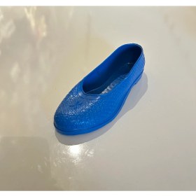 Resim Mavi Kadın Lastik Bağ Bahçe ve Iş Ayakkabısı, Deniz Ayakkabısı 