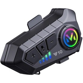 Resim Hallow Y10 Bluetooth Kasklarla Uyumlu İnterkom 