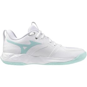 Resim MIZUNO Wave Momentum Pro Kadın Voleybol Ayakkabısı Beyaz 