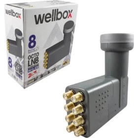 Resim Wellbox WXL-108 Octo LNB 8 TV Bağlantısı için Kolay Kurulum ve Dayanıklı Tasarım 