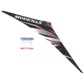 Resim Modenas Gt135 Iç Dizlik Etiketi Kırmızı Sağ 
