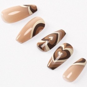 Resim Pop Beauty Takma Tırnak Seti & Zararsız Yapıştırıcı Popbeauty10053 