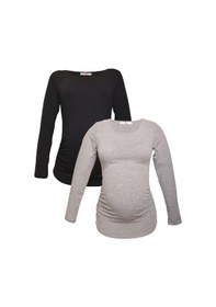 Resim Luvmabelly Myra2301_2304 Hamile Tshirt Seti 