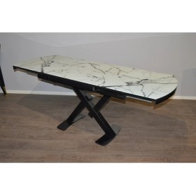 Resim Sualar Home Ay Mutfak Masası Beyaz Mermer Açılır 
