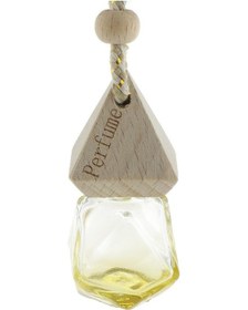 Resim Suntek Cam Asılı Araba Parfüm Şişesi Uçucu Yağ Koku Şişesi Sarı 