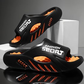 Resim Erkek Moda EVA Terlikler, Grafik Baskı Soluk Alabilir Kalın Taban, Slip-On Konforlu Masaj Ev Kaydırma, Outdoor Spor Sandaletleri, Evrensel Uygun 