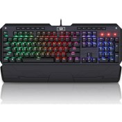 Resim Redragon Indrah K555-1 RGB Mavi̇ Switch Türkçe Oyuncu Klavye 