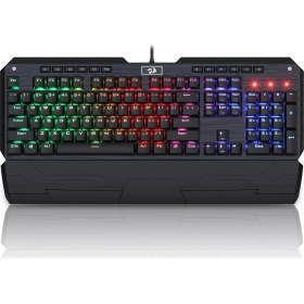 Resim Redragon Indrah K555-1 RGB Mavi̇ Switch Türkçe Oyuncu Klavye 