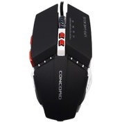 Resim Concord C-24 Kablolu Işıklı Mouse 