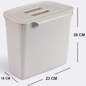 Resim Ovio Ev&Yaşam 7 Lt Mutfak Tezgah Üstü Ve Dolap Askılı Çöp Kovası Askılı Atık Kutusu 