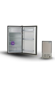 Resim Kaizer Germany Çift Sistem 95 Litre Siyah Dijital Göstergeli 12/24/220 V Buzdolabı 