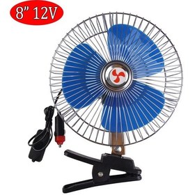 Resim 8 İnç 6 İnç Taşınabilir Fan 25w 24/12v İçin Araba Fanı Paslanmaz 1 Adet 
