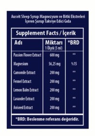 Resim Ausvit Relaxone Uyku Şurubu - Magnezyum,sakinleştirici 