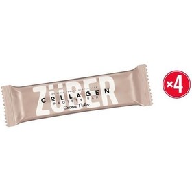 Resim Züber Kolajen Protein Bar Kakaolu 35 Gr X 4 Adet 