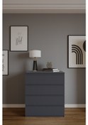 Resim Neptün 4 Çekmeceli Şifonyer Antrasit Antrasit 