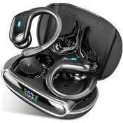 Resim Treasures Siyah Bluetooth Kulaklık, Su Geçirmez, Spor Kulaklıkları, İphone Android Xiaomi Tws, Müzik, 650mah Pil, Ses Kontrolü 