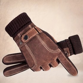 Resim 1 Çift Erkek Termal Kış Eldiveni - Soğuk Hava Bisikleti, Kayak, Yürüyüş, Kamp Eldivenleri, Snap Düğme Kapatma, Güçlendirilmiş Avuç Tutma - Kahverengi Açık Hava Eldivenleri, Motosiklet, Kar Sporları, Günlük Kullanım - Elde Yıkanabilir, Kış Aksesuarları, Soğuk Hava Ekipmanları, Şık Eldiven Tasarımı, Dayanıklı Eldiven Malzemesi, Yürüyüş Aksesuarları, Spor Tasarımı, Yüksek Kaliteli İnşaat, Macera Arayanlar 