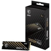 Resim Msı 4tb Spatıum M461 5000-4200mb/s M2 Nvme Gen4 Disk 