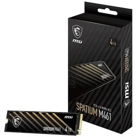 Resim Msı 4tb Spatıum M461 5000-4200mb/s M2 Nvme Gen4 Disk 