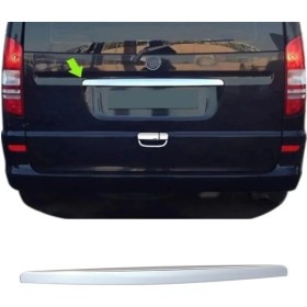 Resim Ueskrom Mercedes Vito 639 2003-2013 Model Arası Krom Bagaj Çıtası Paslanmaz Çelik 