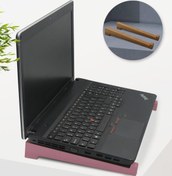 Resim Gift Taşınabilir Ahşap Pembe Notebook Laptop Standı BK