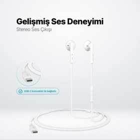 Resim Ttec Rio 2 USB-C Stereo Mikrofonlu Kulakiçi Kulaklık 