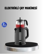 Resim 365Dükkan Sinbo STM 5840 Elektrikli Çay Makinesi 1800W Cam Demlik ve Sıcak Tutma Özellikli 