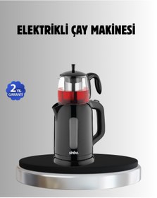 Resim 365Dükkan Sinbo STM 5840 Elektrikli Çay Makinesi 1800W Cam Demlik ve Sıcak Tutma Özellikli 