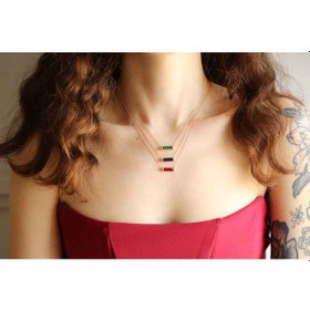 Resim Safir Line Kolye 