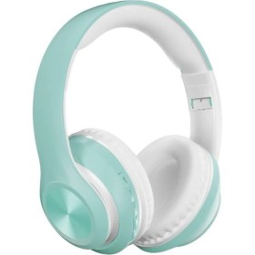 Resim Polygold P68 Bluetooth Kulaklık Kablosuz Stereo Kulaklık Macaron Kulaklık Renkli-Turkuaz 