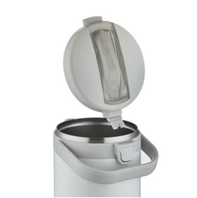 Resim Vagonlife çelik yemek termos ısı yalıtımlı 3 kaseli 2 LT sızdırmaz vakumlu ter 