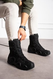 Resim SİNGLE SWORD Herman Askeri - Taktik - Trekking - Outdoor - Airsoft - Avcı Botu Siyah 40 