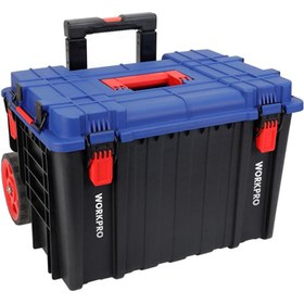 Resim WORKPRO WP283032 54Lt 56x44,2x50cm Tekerlekli Kilitli Profesyonel Takım Çantası 