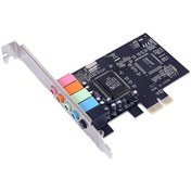 Resim PCI Express x1 PCI-E 5.1ch CMI8738 chipsetli Ses Kartı PCI Express x1 PCI-E 5.1ch CMI8738 Yongaseti Ses Kartı