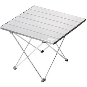 Resim Haegs Full Alüminyum Katlanır Kamp Masası, Piknik, Plaj, Ourdoor Hafif Kamp Masası Küçük Boy - Gümüş 
