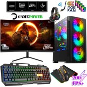Resim Zeiron GPR22 Ryzen 5 3600 32GB 256GB Ssd+1tb HDD GTX1050TI 23.6" 165Hz Oyuncu Masaüstü Bilgisayar 
