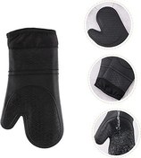 Resim PLAFOPE Isıya Dayanıklı Silikon Fırın Eldiveni Kaymaz Silikon Eldiven Güvenli Ve Konforlu Mutfak Kullanımı Için Su Geçirmez Tasarım Kolay Temizlik Ve Kullanım 